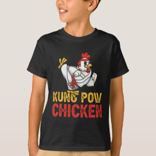 Kung Pow Chicken Funny Karate Chicken Ninja A Warr T-Shirt