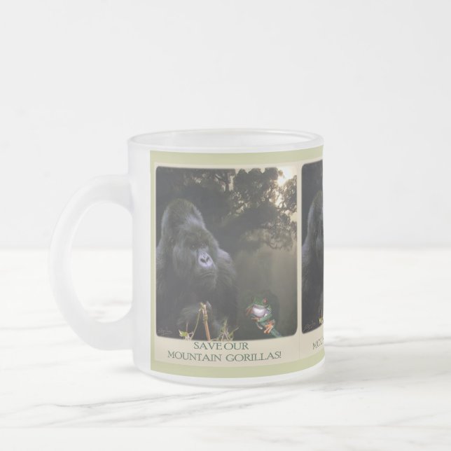 Kunga Mountain Gorilla Wildlife-supporter Mug (Left)