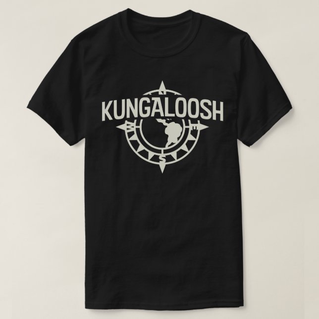 Kungaloosh Globe Tan T-Shirt (Design Front)