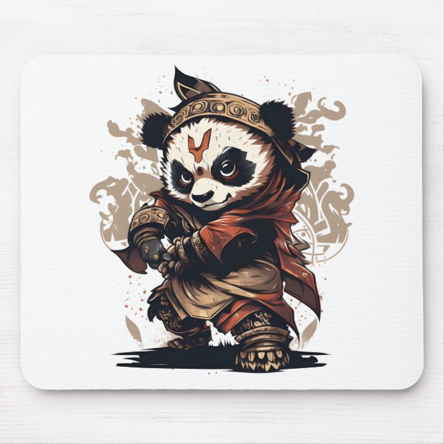 kungfu cool panda Mousepad (Front)