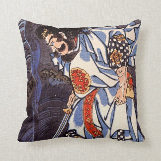 Kuniyoshi Dragon Susanoo no mikoto Throw Pillow