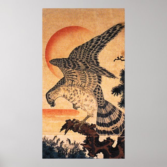 Kuniyoshi Hawk Poster (Front)