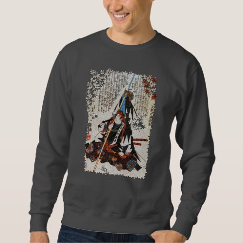 Kuniyoshi ronin puzzle Oishi Tikara Yoshikane Sweatshirt