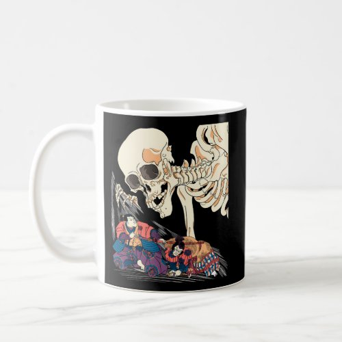 Kuniyoshi Samurai Killing Skeleton Spectre Ukiyo_E Coffee Mug