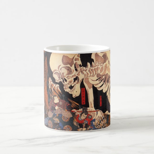 Kuniyoshi Skeleton Mug (Center)