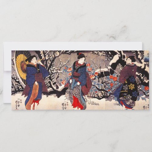 Kuniyoshi Three Women Invitations
