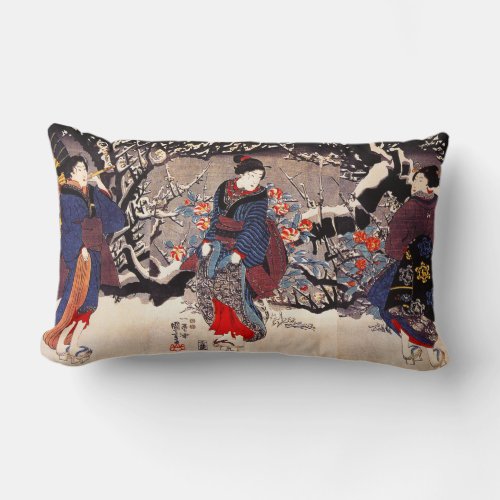 Kuniyoshi Three Women Pillow