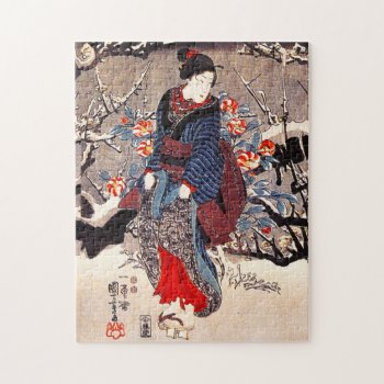 Kuniyoshi Three Women Puzzle by VintageSpot at Zazzle