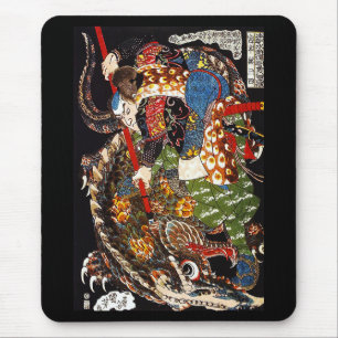 Kuniyoshi UTAGAWA, "Miyamazame Extermination of Mi Mouse Pad