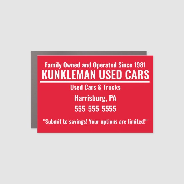 Kunkleman Magnet (Front)