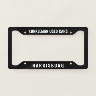 Kunkleman Plate Frame Standard