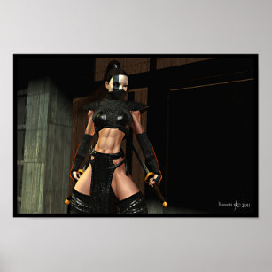 Kunoichi - Female Ninja Poster