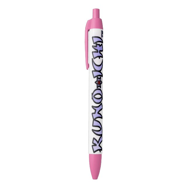 KUNOICHI* "Pink Trim Pen" (Black Ink) Pen (Top (Vertical))