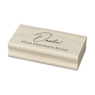 Künstler Dankeschön-Stempel Rubber Stamp