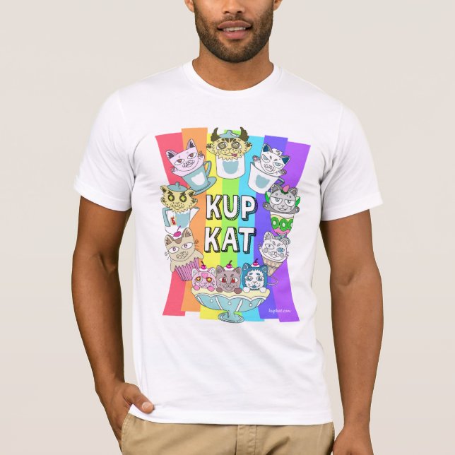 Kupkat rainbow T-shirt  (Front)