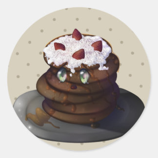 Kura Pancake Classic Round Sticker
