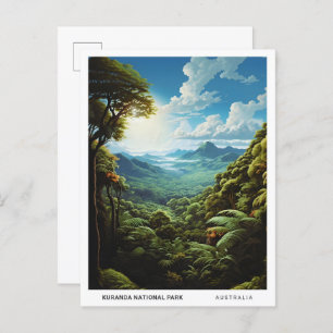 Kuranda National Park Australia Vintage Travel Postcard