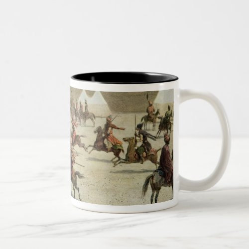 Kurdish and Tatar Warriors at Sadar Abbat Armenia Two_Tone Coffee Mug