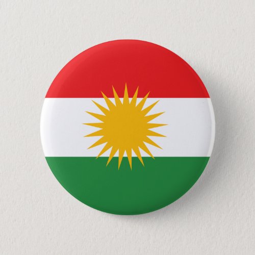 kurdish flag drapeau kurde kurdische Flagge Button