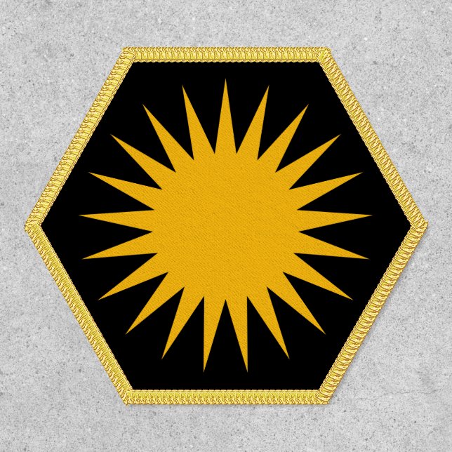 Kurdish Roj symbol Patch (Front)