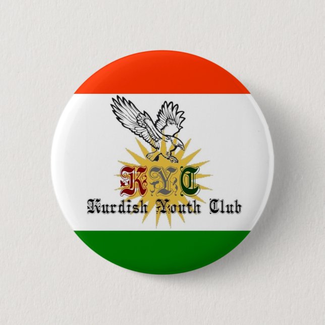 Kurdish Youth Club Button (Front)