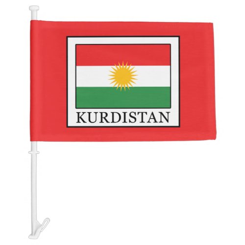 Kurdistan Car Flag