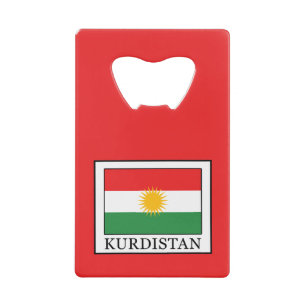 Kurdistan Credit Card Bottle Opener