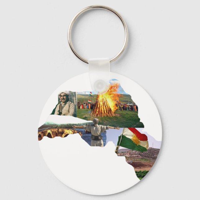 kurdistan culture keychain (Front)