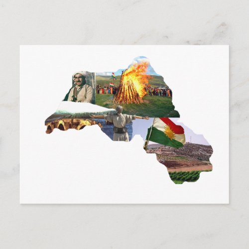 kurdistan culture postcard