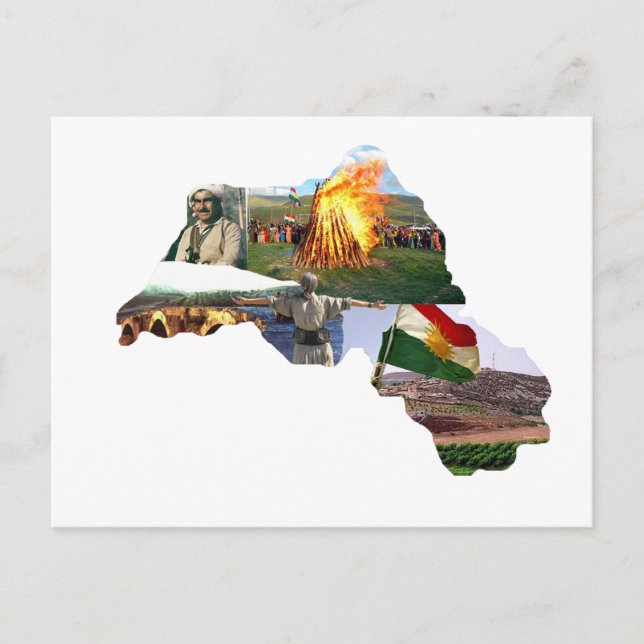 kurdistan culture postcard (Front)