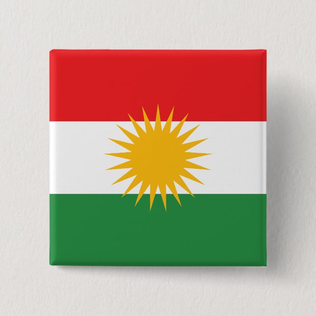 Kurdistan, Democratic Republic of the Congo Pinback Button (Front)