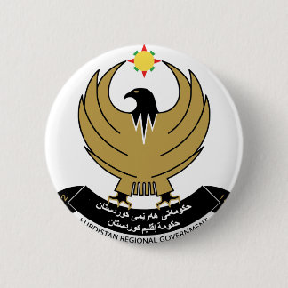 kurdistan emblem pinback button