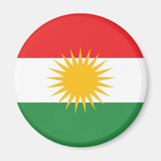 Kurdistan ethnic flag magnet
