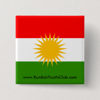 Kurdistan Flag Button