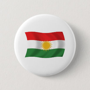 Kurdistan Flag Button