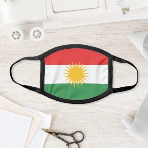 Kurdistan flag face mask