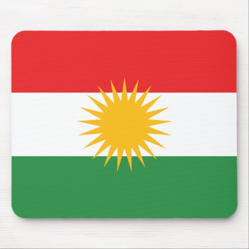 Kurdistan Flag Mouse Pad