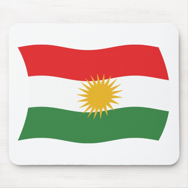 Kurdistan Flag Mousepad (Front)