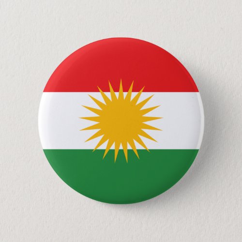 Kurdistan Flag Pinback Button