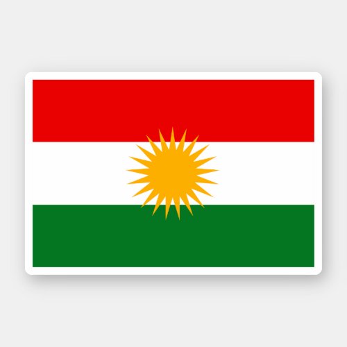 Kurdistan Flag Sticker