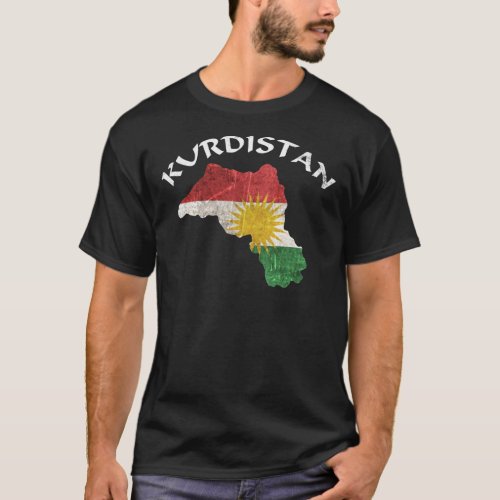 Kurdistan gift Kurds flag Classic T_Shirt