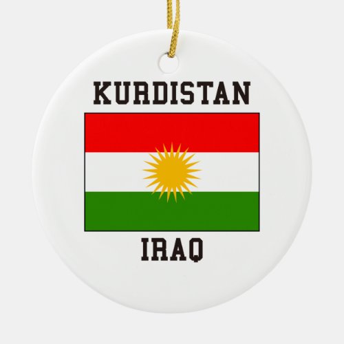 Kurdistan Iraq Ceramic Ornament