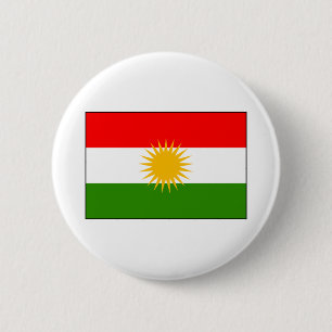 Kurdistan Iraq Flag Button