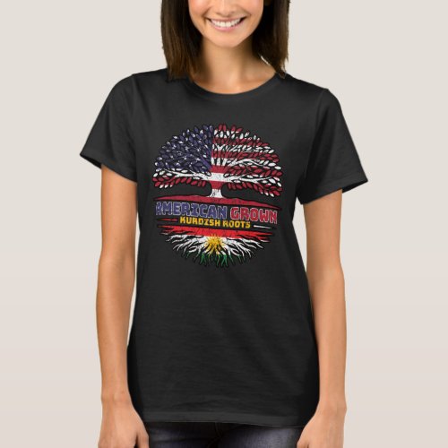 Kurdistan Kurdish US American USA United States Tr T_Shirt