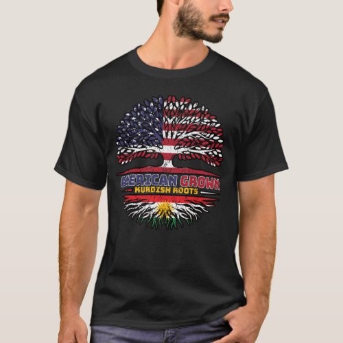 Kurdistan Kurdish US American USA United States Tr T_Shirt