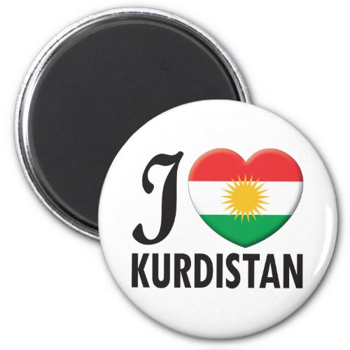 Kurdistan Love Magnet