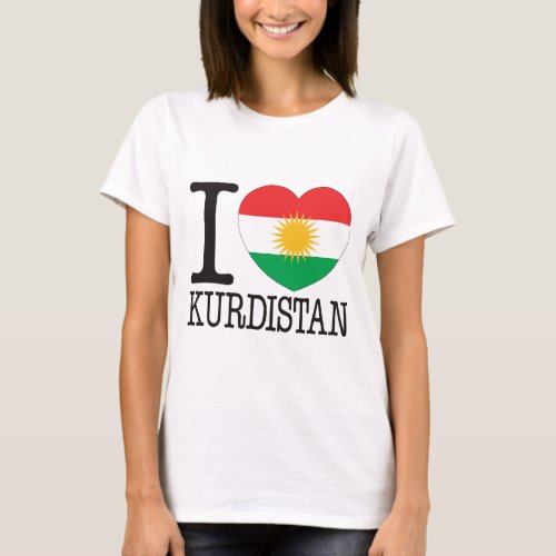 Kurdistan Love v2 T_Shirt