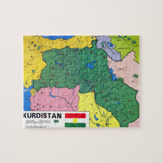 KURDISTAN MAP Puzzle Exclusive