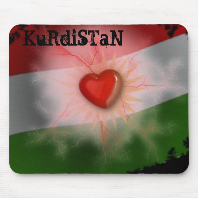 Kurdistan Mousepad - Customized (Front)