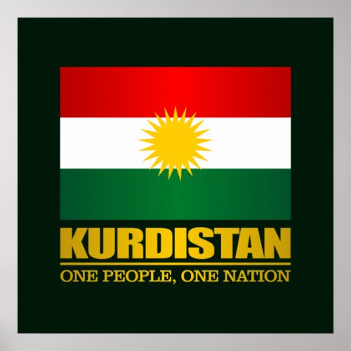 Kurdistan One People One Nation Poster